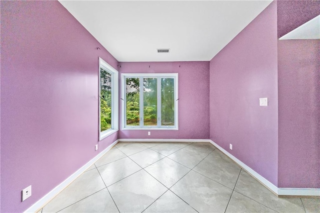 view of tiled empty room