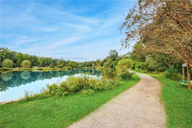 property view of water