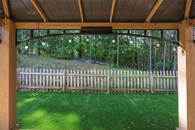 506 Tallapoosa Trl, Woodstock, GA 30188 - view of yard with fence
