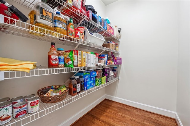 view of pantry