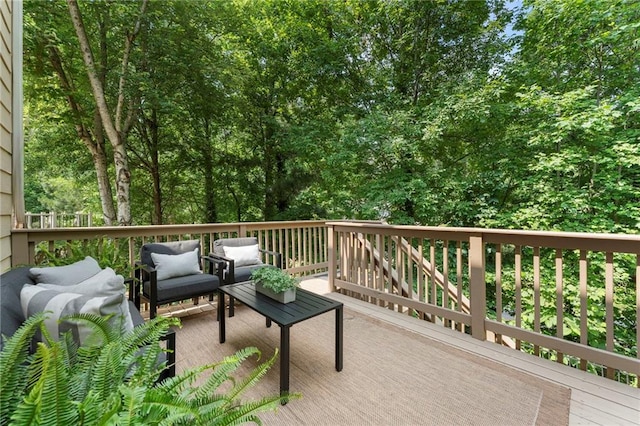 5828 Paliser Trce, Sugar Hill, GA 30518 - wooden deck with an outdoor living space