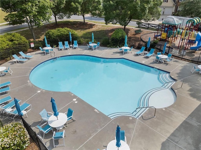 5828 Paliser Trce, Sugar Hill, GA 30518 - community pool featuring a patio