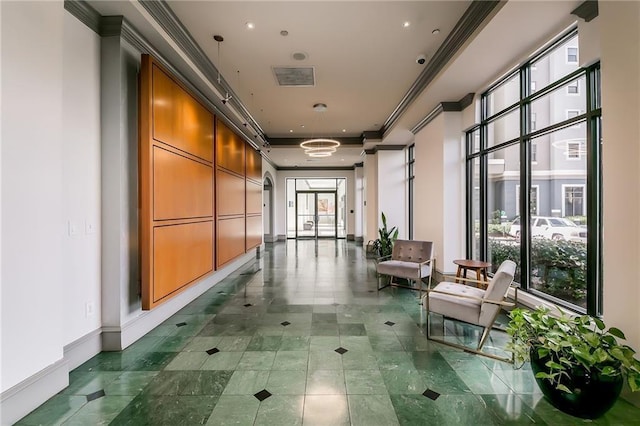 795 Hammond Dr Unit 813, Sandy Springs, GA 30328 - community lobby featuring ornamental molding