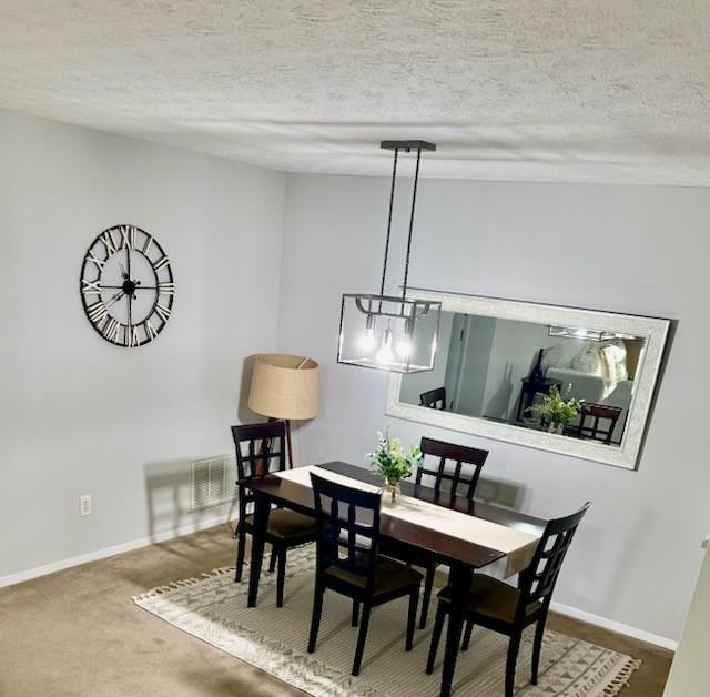 1507 Wynnes Ridge Cir SE, Marietta, GA 30067 - dining room with baseboards and a textured ceiling