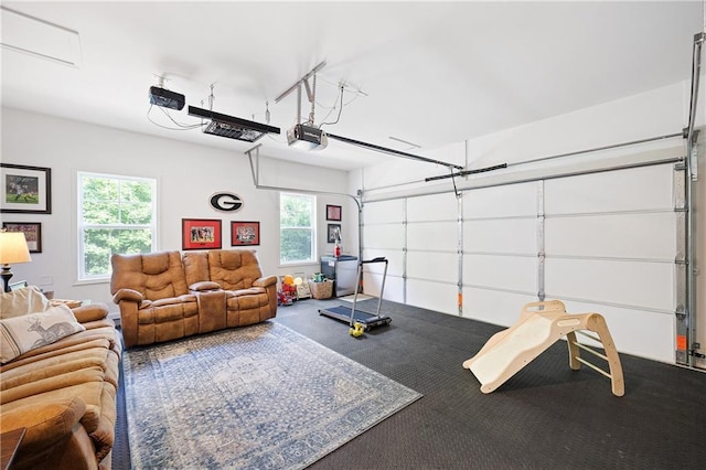 1417 Woodrow Kay Rd, Rockmart, GA 30153 - garage featuring a garage door opener
