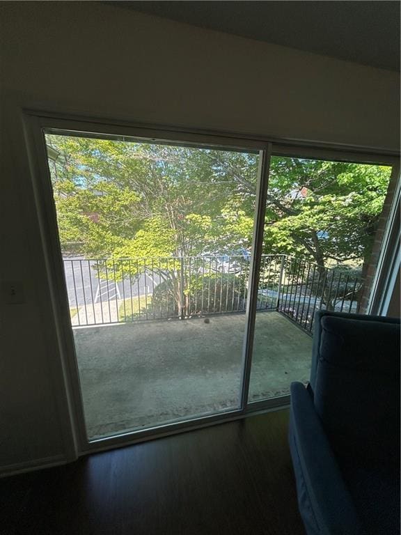 6851 Roswell Rd Unit O10, Atlanta, GA 30328 - doorway featuring wood finished floors