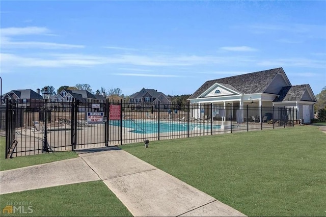 6355 Westfallen Overlook, Cumming, GA 30040 - community pool with a yard and fence