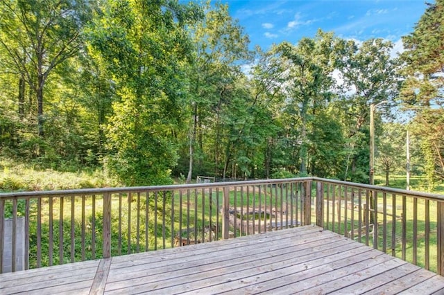 170 Early Sundown Rd, Clarkesville, GA 30523 - view of wooden deck