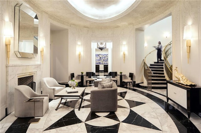 3376 Peachtree Rd NE Unit 35A, Atlanta, GA 30326 - building lobby featuring stairway