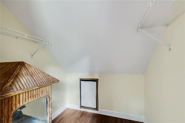 130 Wayne Wheeler Way, Woodstock, GA 30188 - walk in closet with vaulted ceiling and wood finished floors