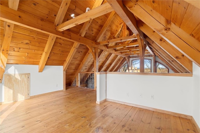 8850 Matt Hwy, Ball Ground, GA 30107 - attic with an upstairs landing