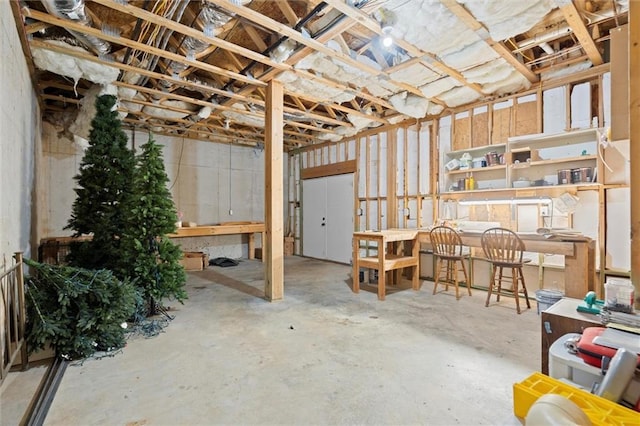 8850 Matt Hwy, Ball Ground, GA 30107 - view of unfinished basement