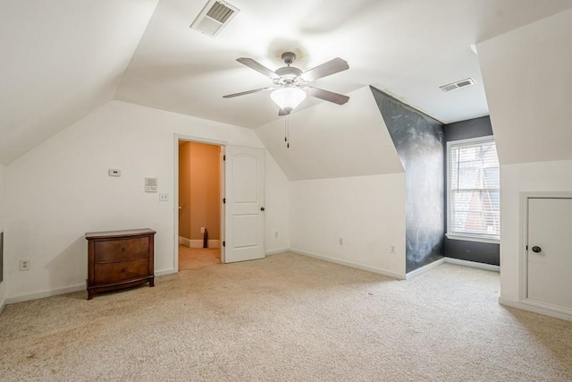 1765 Dew Pl, Marietta, GA 30064 - bonus room with carpet flooring, lofted ceiling, ceiling fan, and baseboards
