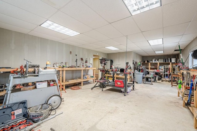1765 Dew Pl, Marietta, GA 30064 - garage featuring a workshop area