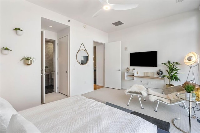45 Ivan Allen Jr Blvd NW Unit 2505, Atlanta, GA 30308 - bedroom featuring carpet floors and a ceiling fan
