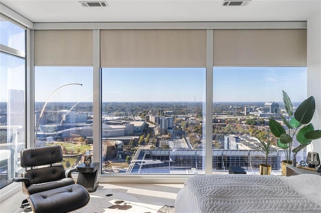 45 Ivan Allen Jr Blvd NW Unit 2505, Atlanta, GA 30308 - sunroom featuring a city view