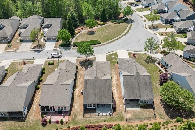 birds eye view of property featuring a residential view
