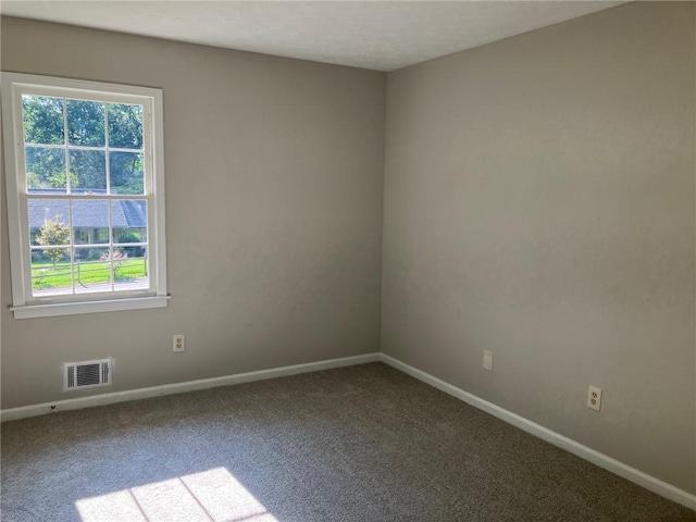 unfurnished room featuring carpet floors