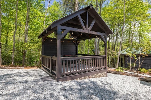 259 Eagle Chase Cir, Dillard, GA 30537 - view of home's community with a gazebo