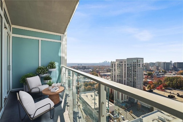 3325 Piedmont Rd NE Unit 2104, Atlanta, GA 30305 - balcony featuring a city view