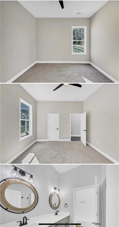 434 Beachwood Dr, Cornelia, GA 30531 - interior space featuring a ceiling fan and baseboards