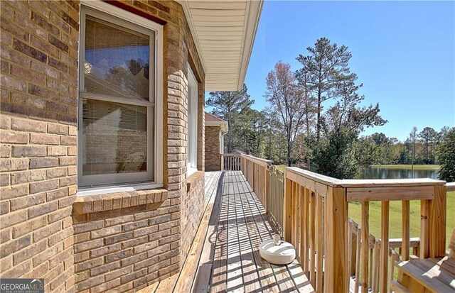19 Quimby Jackson Rd, Newnan, GA 30263 - balcony featuring a water view