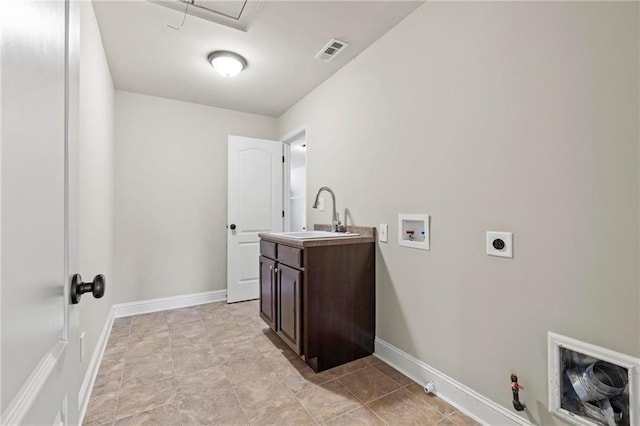 2602 Alcovy Club Dr, Dacula, GA 30019 - washroom with hookup for a gas dryer, hookup for a washing machine, and hookup for an electric dryer