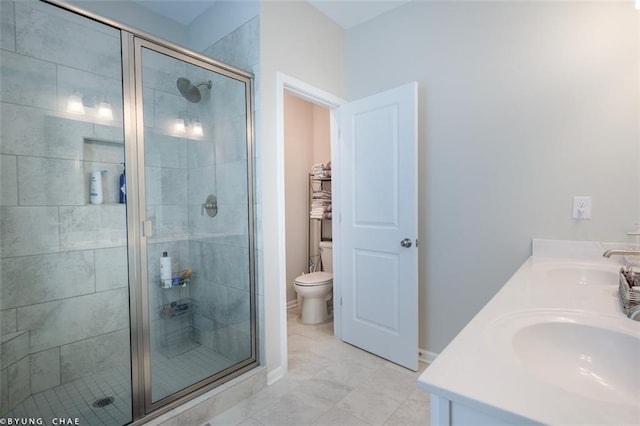 2247 Pink Hawthorn Dr, Buford, GA 30518 - full bath with a stall shower and double vanity
