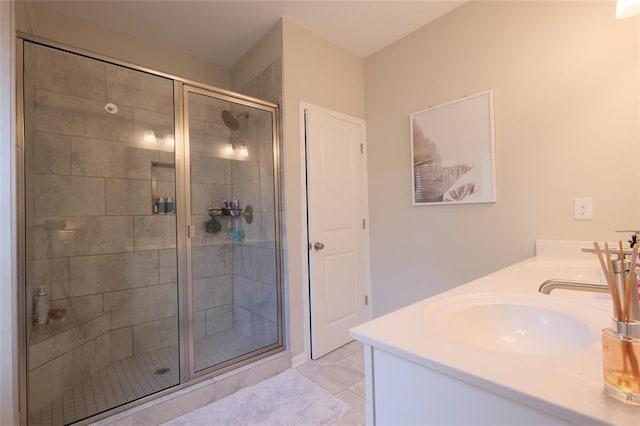 2247 Pink Hawthorn Dr, Buford, GA 30518 - full bath featuring a stall shower and double vanity