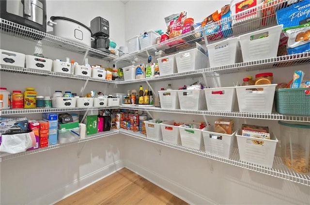 view of pantry