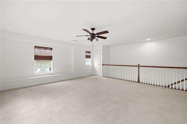 316 Branch Valley Dr NE, Dallas, GA 30132 - carpeted empty room with ceiling fan