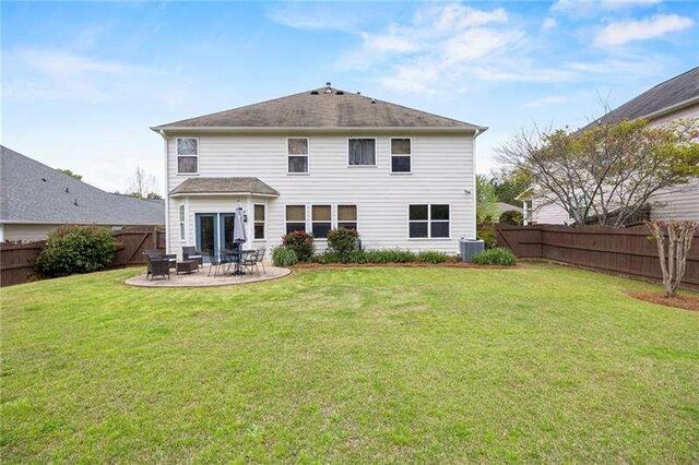 316 Branch Valley Dr NE, Dallas, GA 30132 - rear view of property featuring a patio and central AC