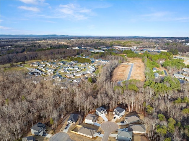 drone / aerial view featuring a residential view