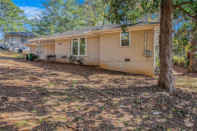 view of rear view of property