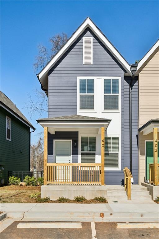 1095 Tucker Ave Unit 401, Atlanta, GA 30310 - view of front facade with a porch