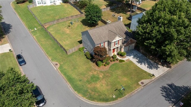 drone / aerial view