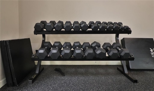 view of workout room