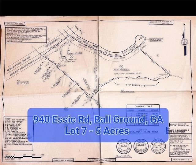 940 Essic Rd, Ball Ground GA, 30107 land for sale