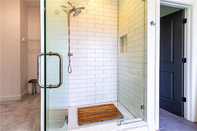 2067 Telfair Cir Unit A & B, Atlanta, GA 30324 - full bath featuring a shower stall and baseboards