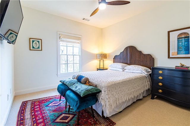 2067 Telfair Cir Unit A & B, Atlanta, GA 30324 - bedroom featuring light carpet, baseboards, and ceiling fan
