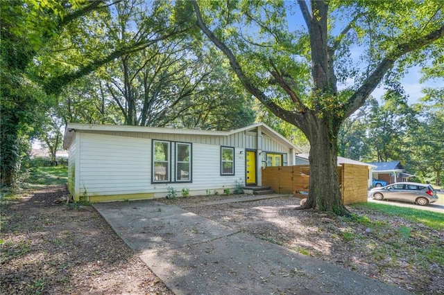 view of ranch-style house