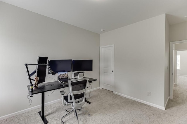 862 Blind Brook Cir, Hoschton, GA 30548 - home office with carpet floors and baseboards