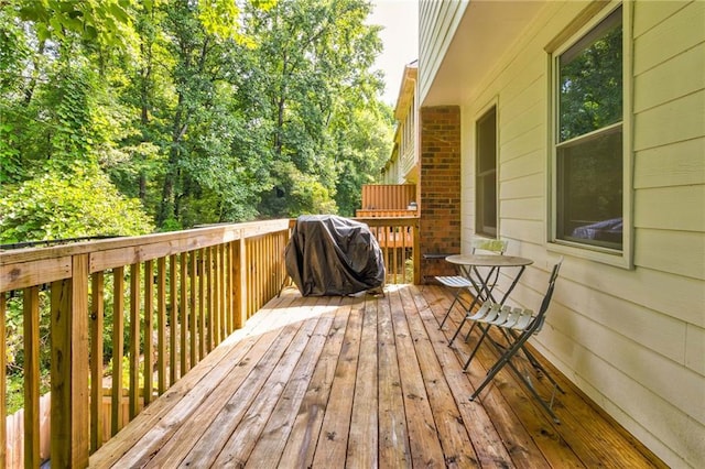 4417 Village Square Ln, Stone Mountain, GA 30083 - deck with area for grilling