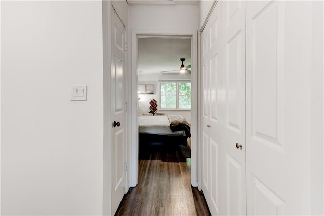 4417 Village Square Ln, Stone Mountain, GA 30083 - corridor featuring dark wood finished floors