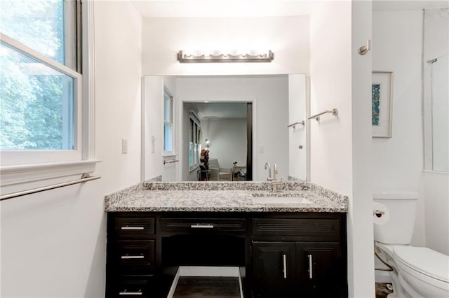 4417 Village Square Ln, Stone Mountain, GA 30083 - bathroom with vanity and toilet