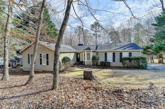 view of ranch-style house
