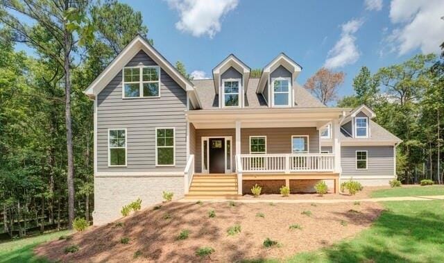 view of front of house featuring a porch