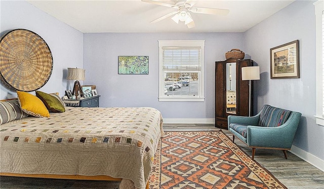 135 E Hill St Unit 24, Decatur, GA 30030 - bedroom featuring wood finished floors and ceiling fan