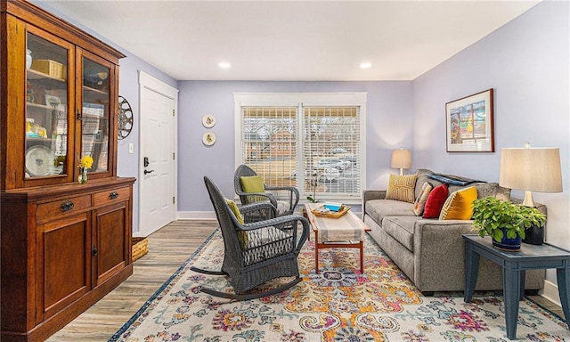 135 E Hill St Unit 24, Decatur, GA 30030 - living area featuring wood finished floors and recessed lighting