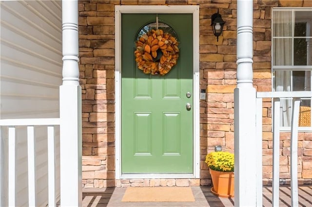 view of entrance to property